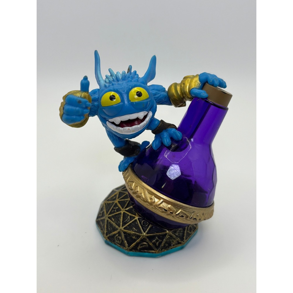 Skylanders Trap Team Fizzy Frenzy Pop Fizz Magic Element Figure Blue Purple